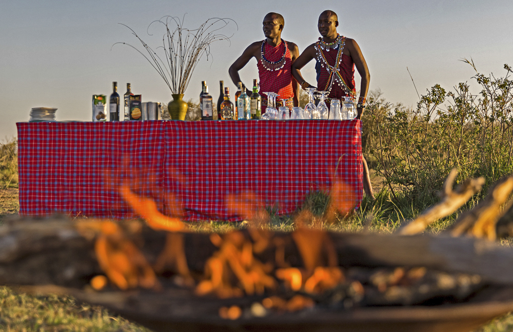 Sundowners in Masai Mara