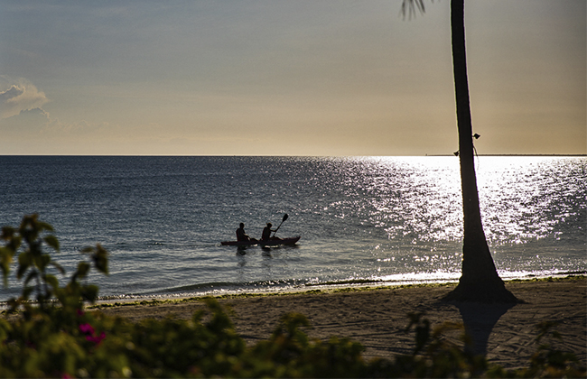 Kayaking on Lake Kivu