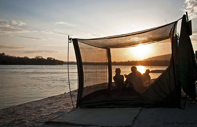 Fly Camping in Selous Game Reserve