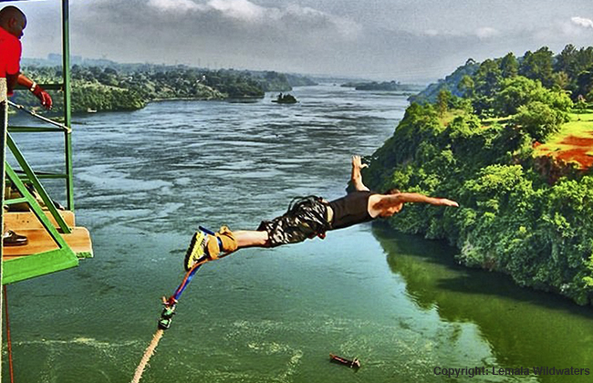 Bungee Jumping in Jinja