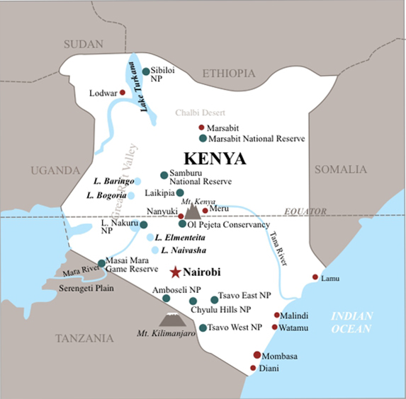 Kenya Map