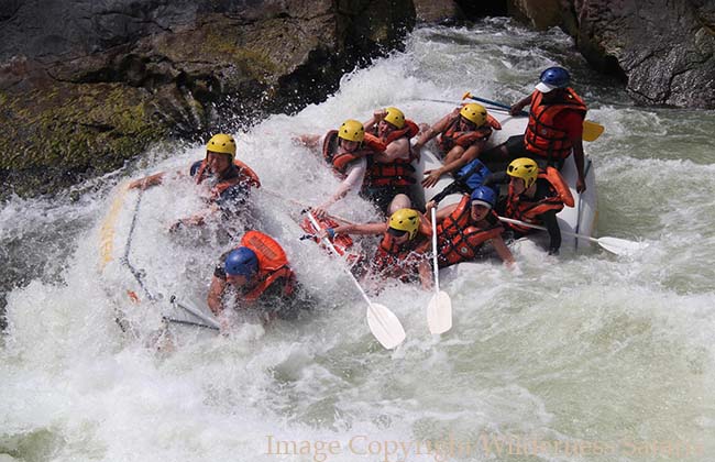 White Water Rafting in Zambia