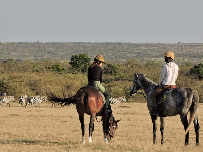 Horse Riding in the Mara