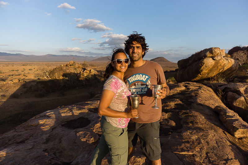 Sundowners in Chyulu Hills