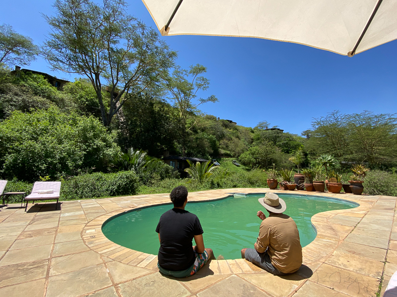 Relaxing by the Pool at The Emakoko