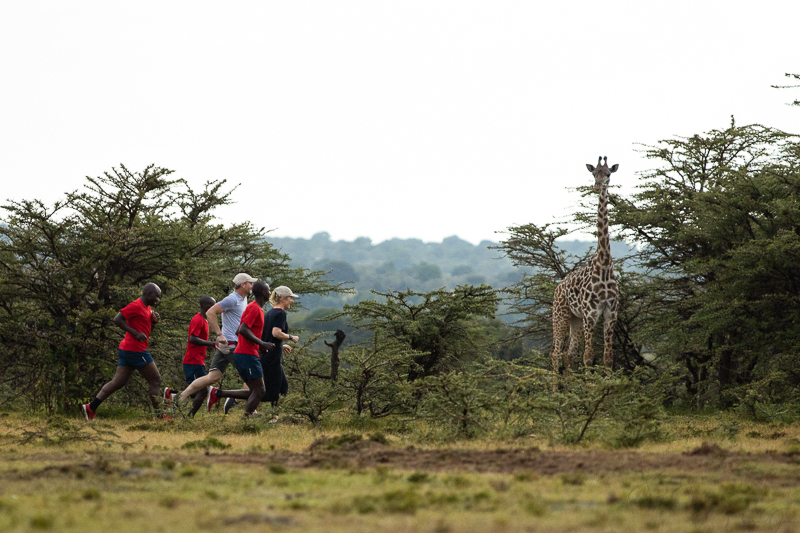 Run with a Kenyan at Angama Mara_
