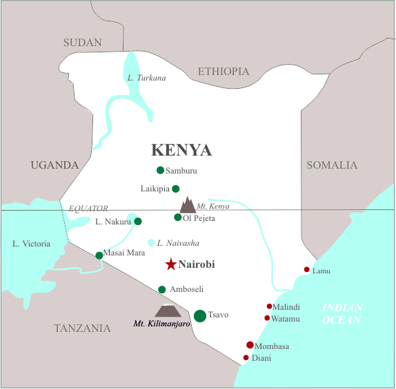 Kenya Map